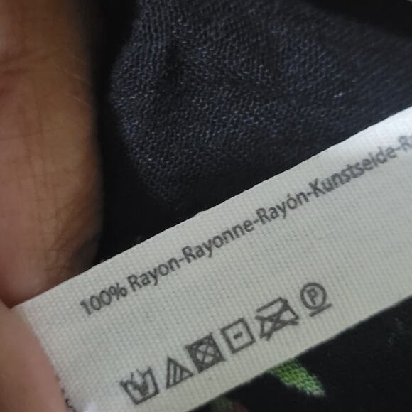 Free People Beau Midi Dress Black Floral Gauzy Smock Slip Sweetheart Sundress XS - Picture 11 of 15